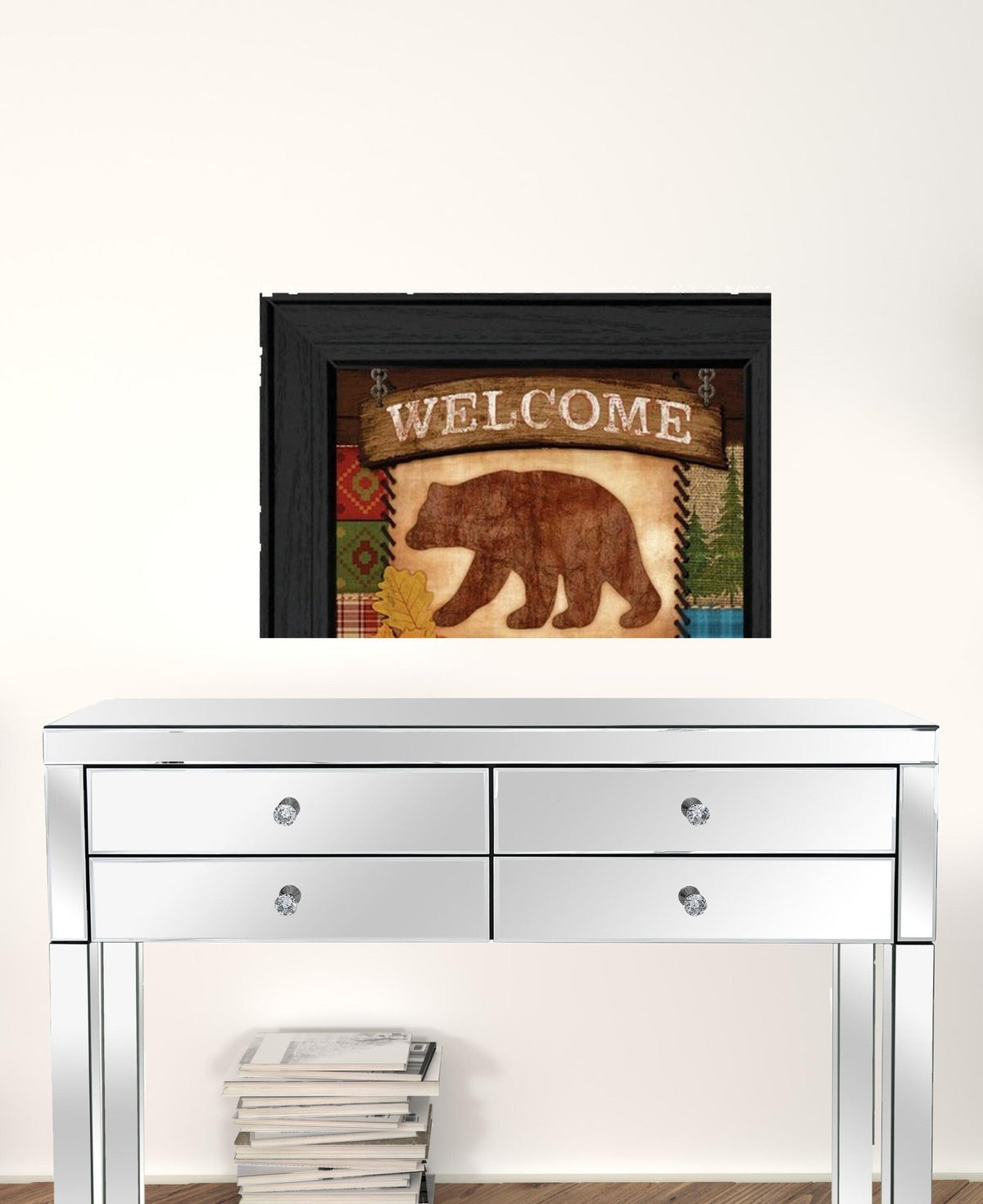 Set Of Two Lodge II Black Framed Print Wall Art LuxuryLifeWay Online Store