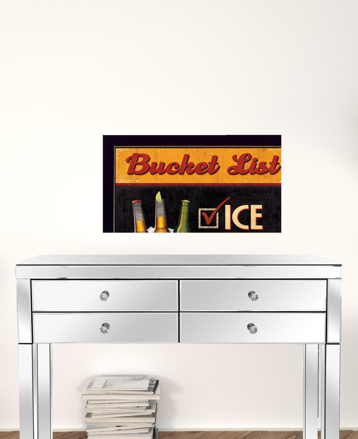 Set Of Two Bucket List Black Framed Print Wall Art LuxuryLifeWay Online Store