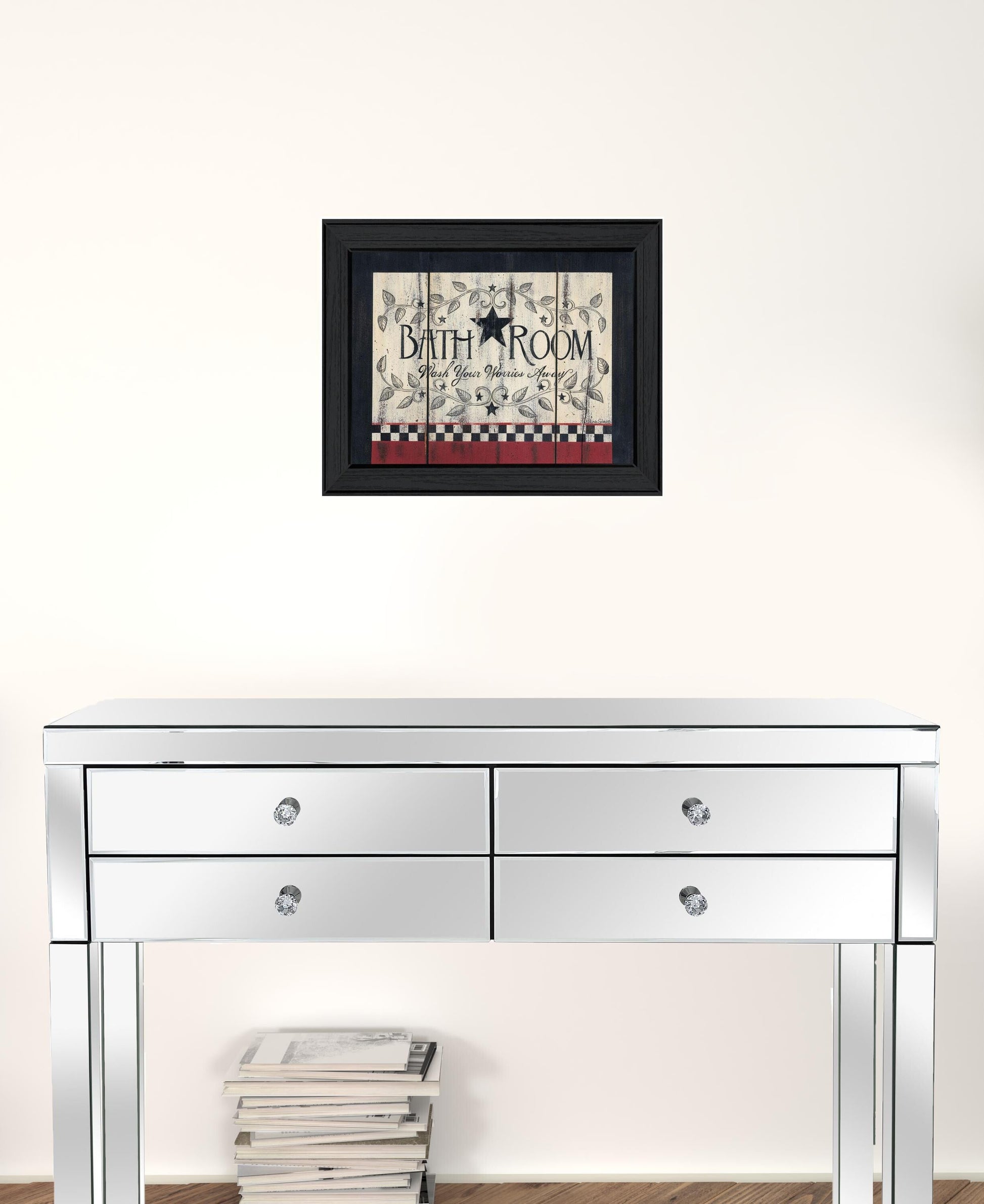 Set Of Two Hot Bath 7 Black Framed Print Bathroom Wall Art LuxuryLifeWay Online Store