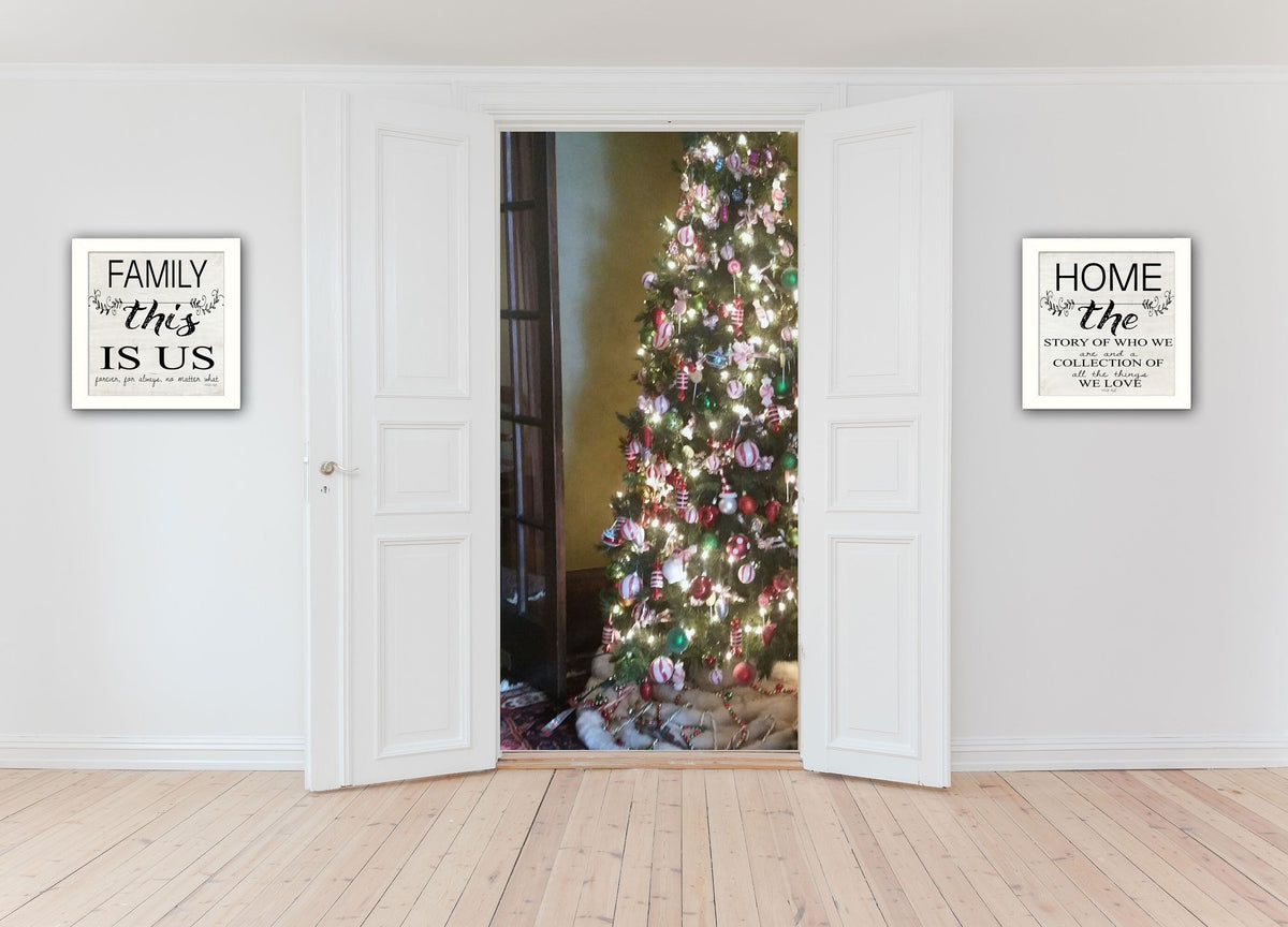 Set Of Two Family 2 White Framed Print Wall Art LuxuryLifeWay Online Store