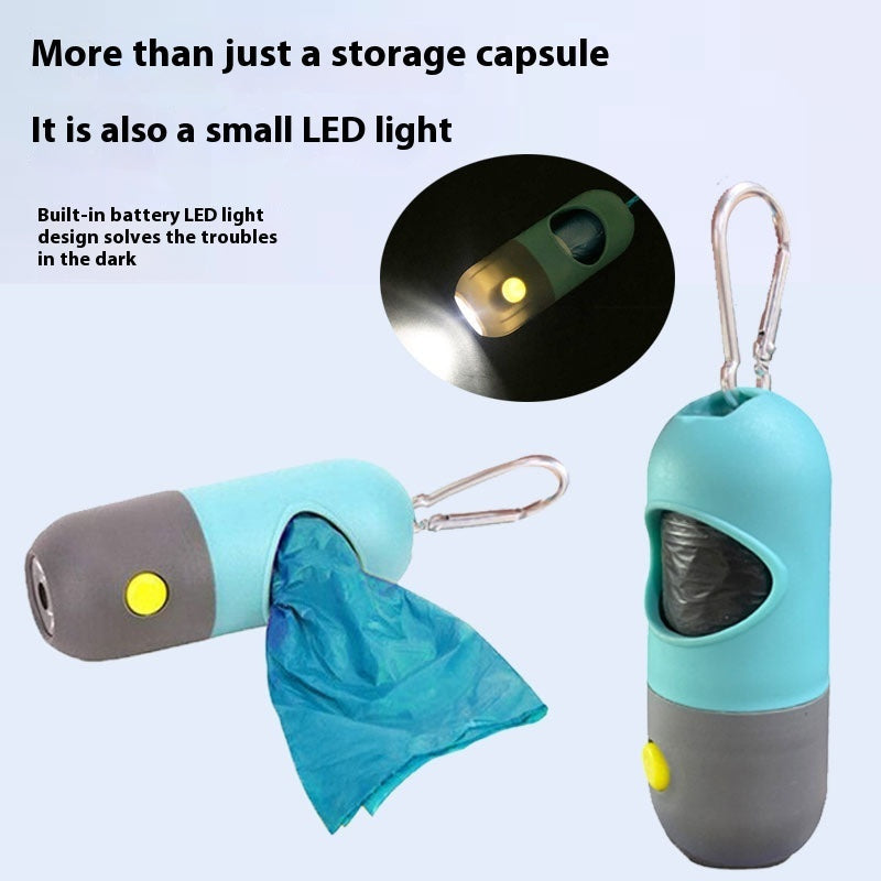Led Light Pet Waste Bag Dispenser For Dogs Cats Dog Poop Scooper Bags Waste Bags Holder Dispensers Pet Clean Accessories Pets Fashion