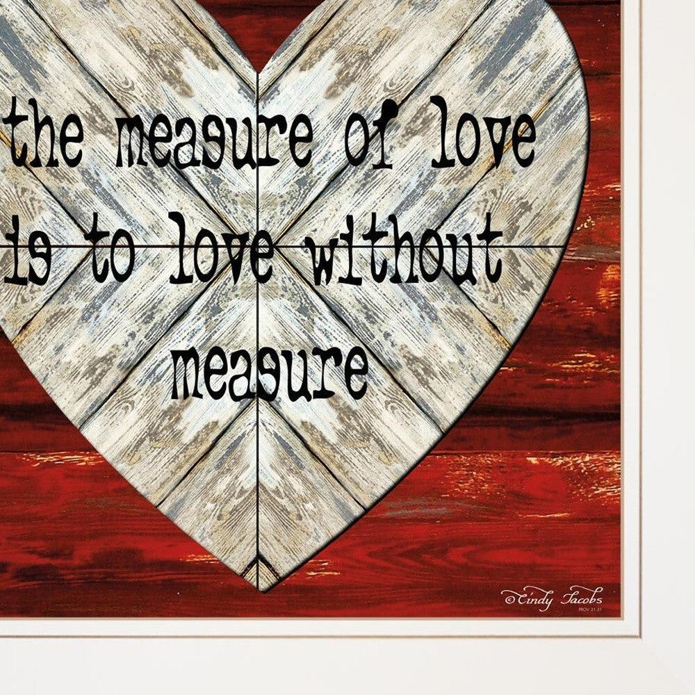 Set Of Two Love is Patient or Measure 1 White Framed Print Wall Art LuxuryLifeWay Online Store