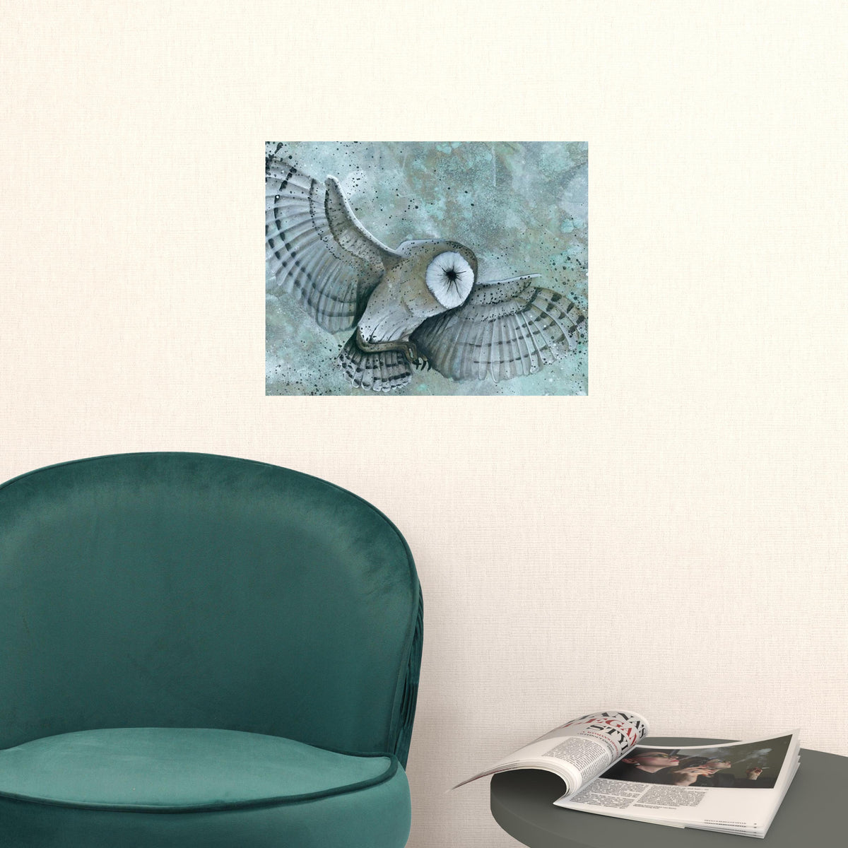 Set Of Two Wildlife 1 White Framed Print Wall Art LuxuryLifeWay Online Store