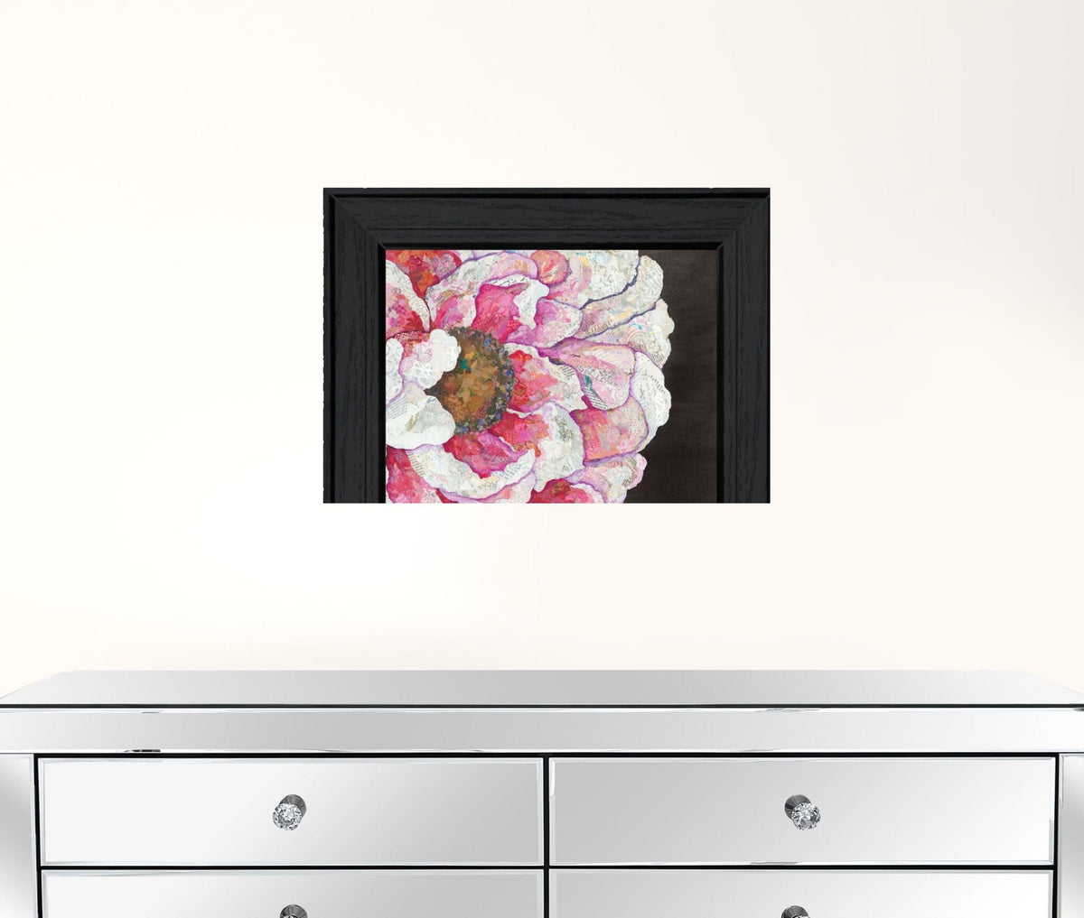 Set Of Two Blooms on Black 2 Black Framed Print Wall Art LuxuryLifeWay Online Store