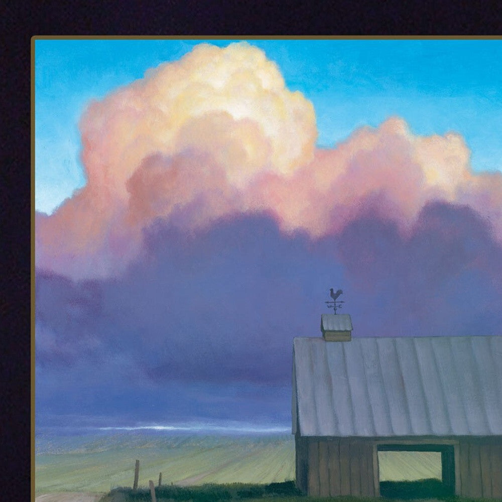 Set Of Two Two Barnscapes 2 Black Framed Print Wall Art LuxuryLifeWay Online Store