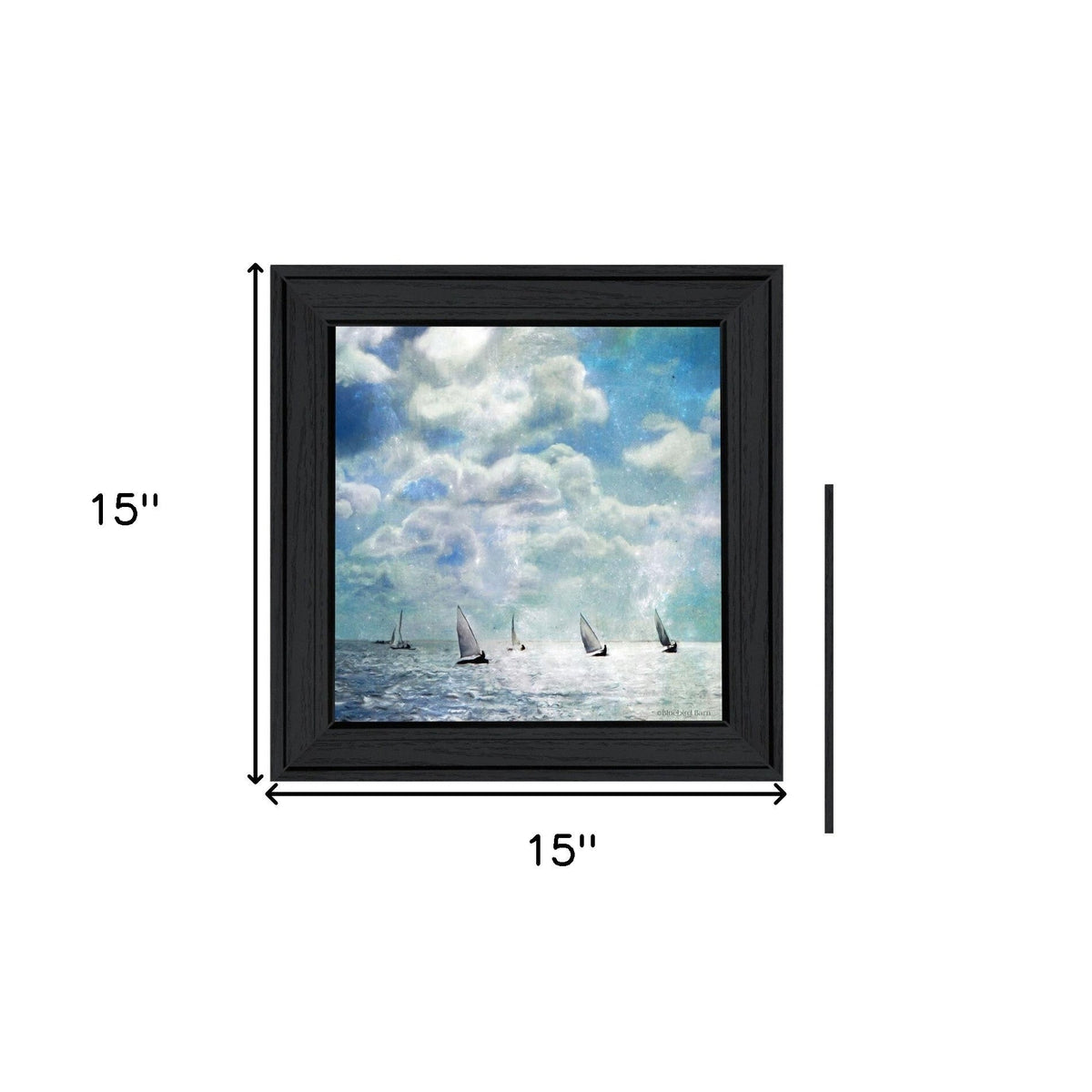 Set Of Two Sailboat Marina 3 Black Framed Print Wall Art LuxuryLifeWay Online Store