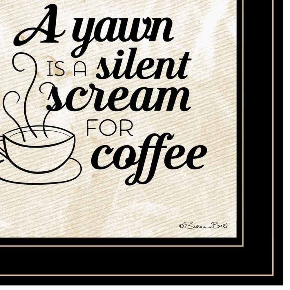 Set Of Two All You Need is Coffee 2 Black Framed Print Wall Art LuxuryLifeWay Online Store