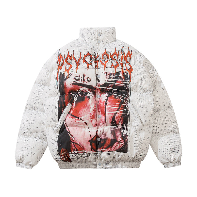 West Coast European and American street characters padded jacket