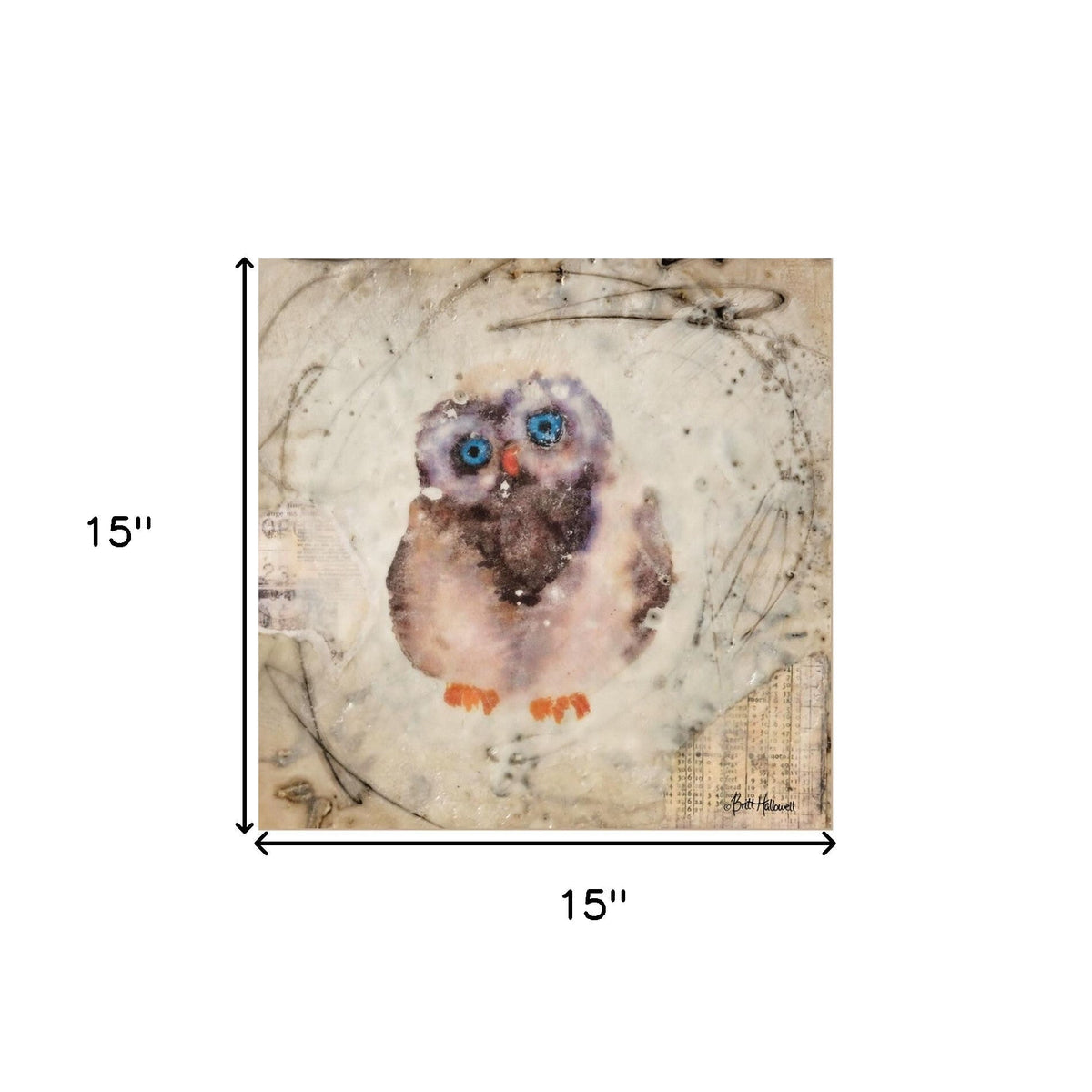 Set Of Two Wonder Years Owls 1 White Framed Print Wall Art LuxuryLifeWay Online Store