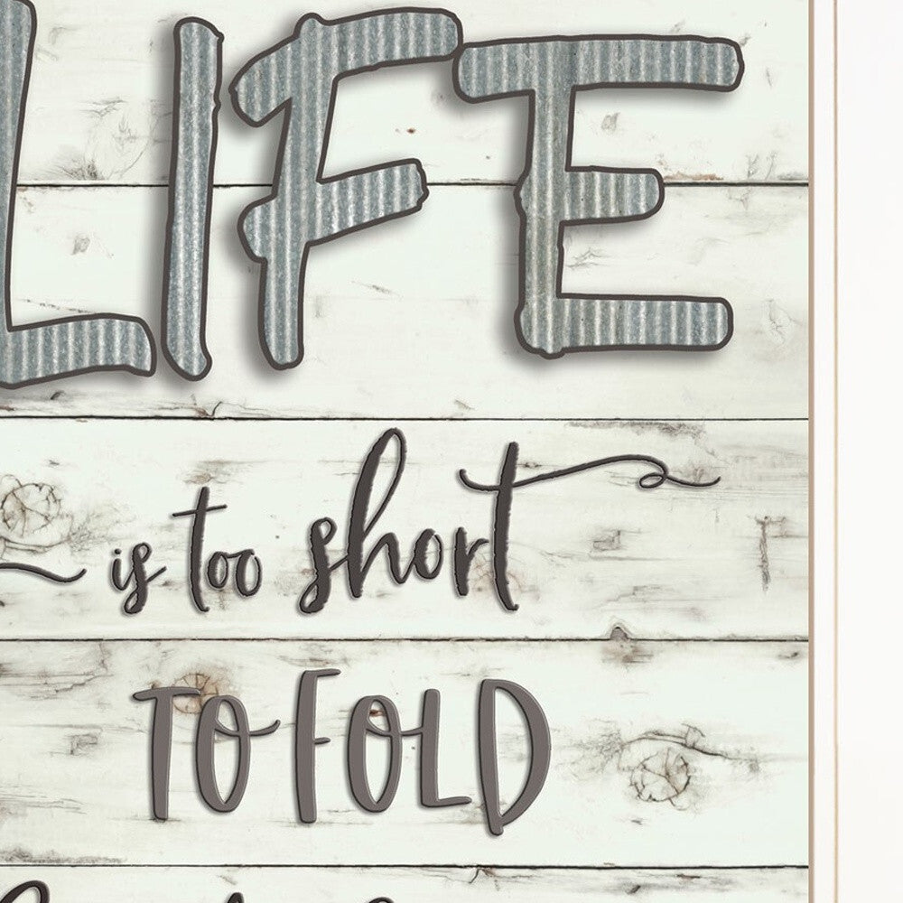 Set Of Two Loads Of Fun 1 White Framed Print Bathroom Wall Art LuxuryLifeWay Online Store