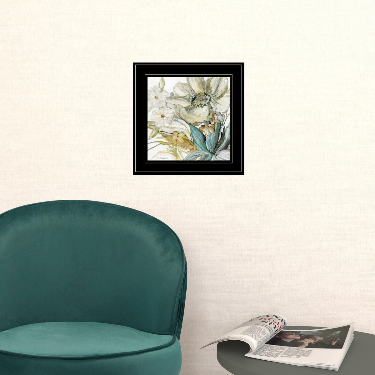 Set Of Two Sea Glass 2 Black Framed Print Wall Art LuxuryLifeWay Online Store