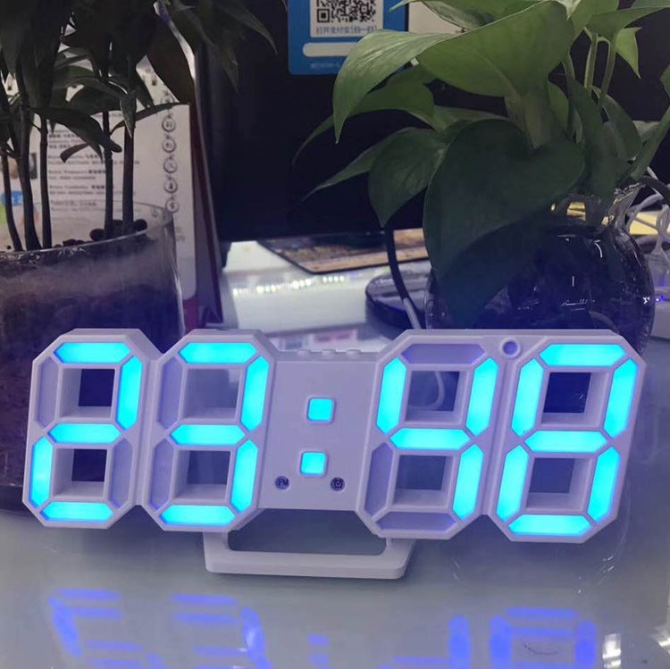 3D LED Wall Digital Clock PearlNestDecor.com