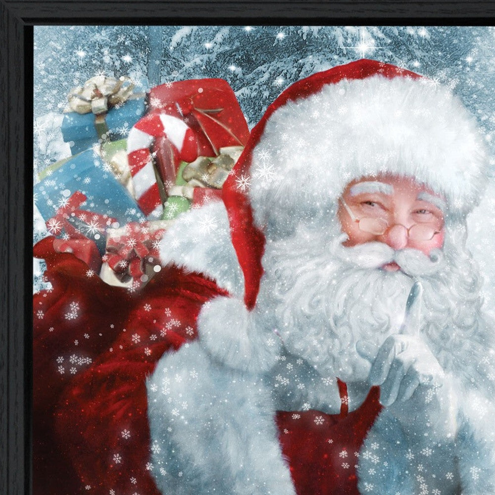Set Of Two Santas Blessings 2 Black Framed Print Wall Art LuxuryLifeWay Online Store