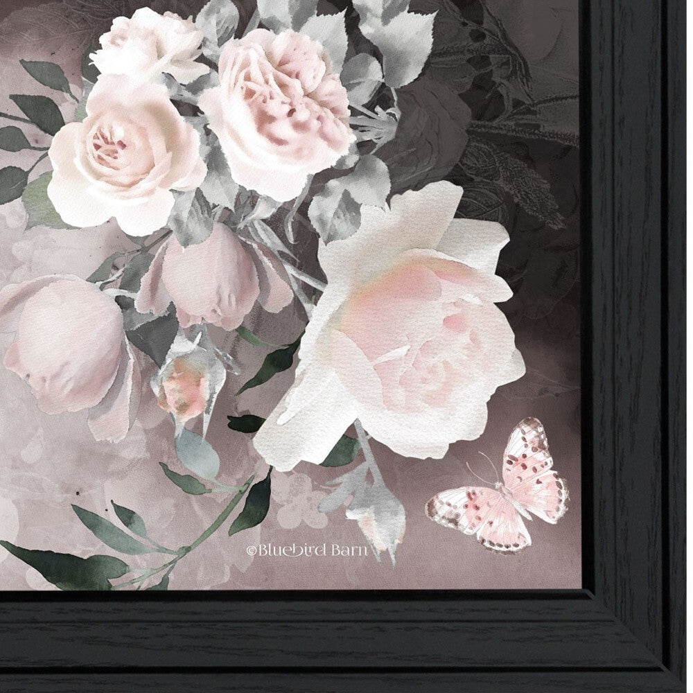 Set Of Two Noir Roses 2 Black Framed Print Wall Art LuxuryLifeWay Online Store