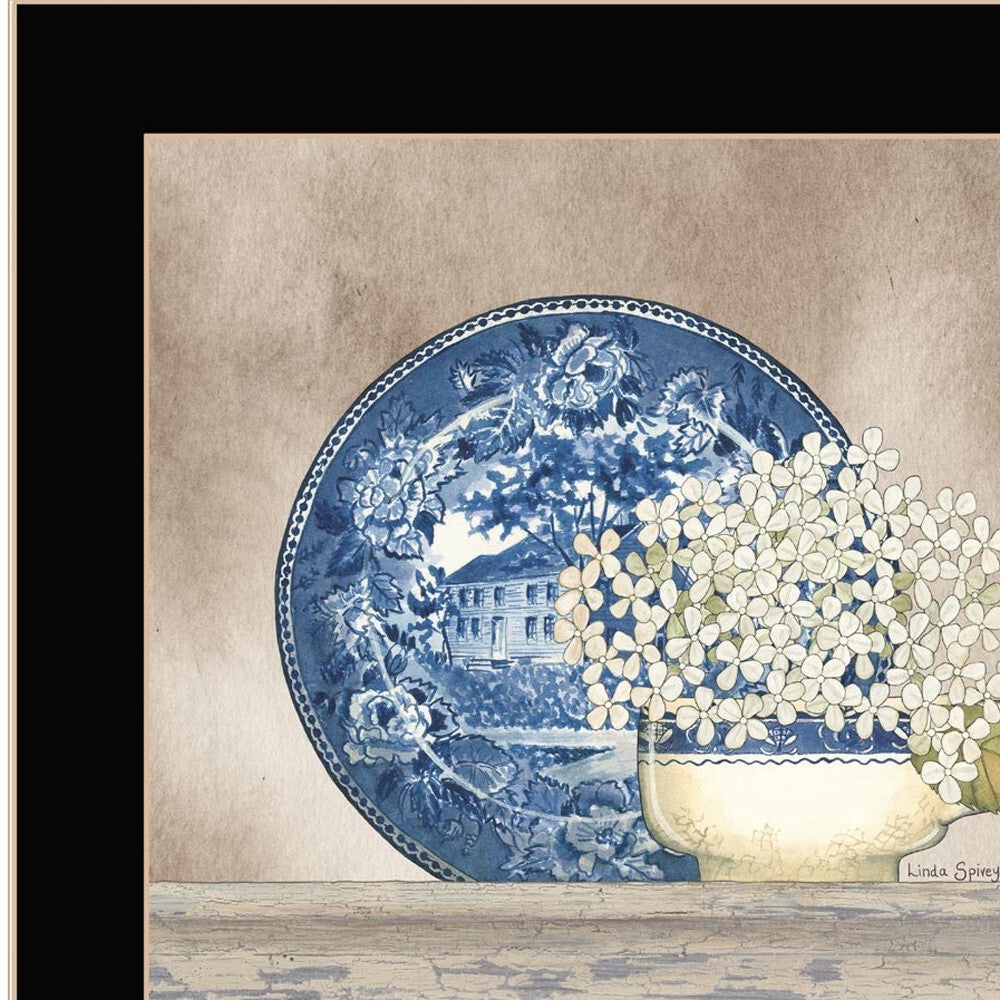 Set Of Two The Farmhouse Blues Black Framed Print Wall Art LuxuryLifeWay Online Store