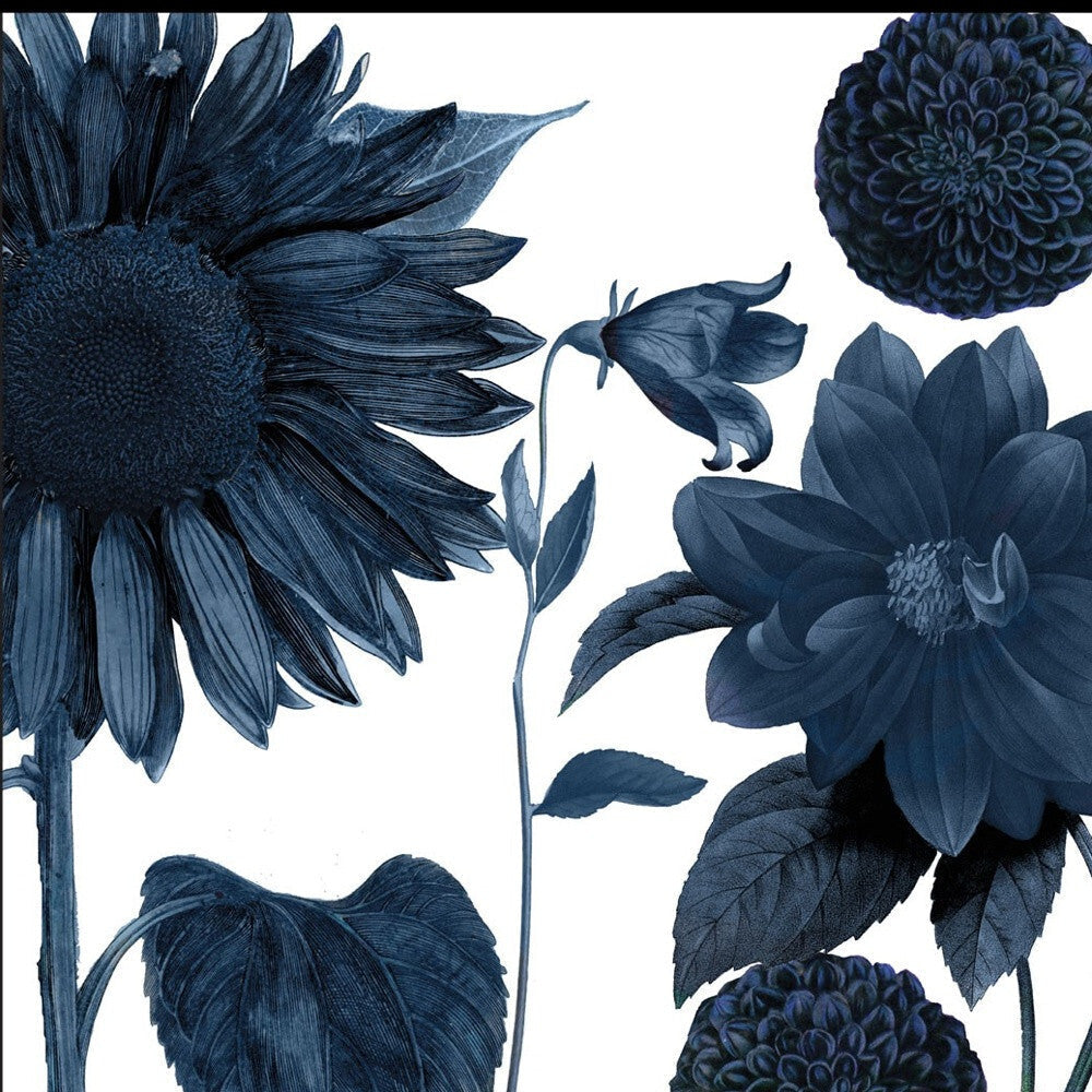 Set Of Two Sunflower Blues 1 Black Framed Print Wall Art LuxuryLifeWay Online Store