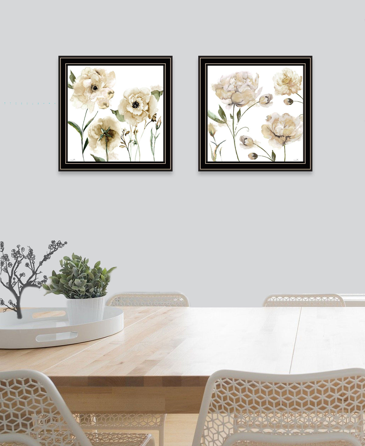 Set Of Two Brittany I and Sea II 2 Black Framed Print Wall Art LuxuryLifeWay Online Store
