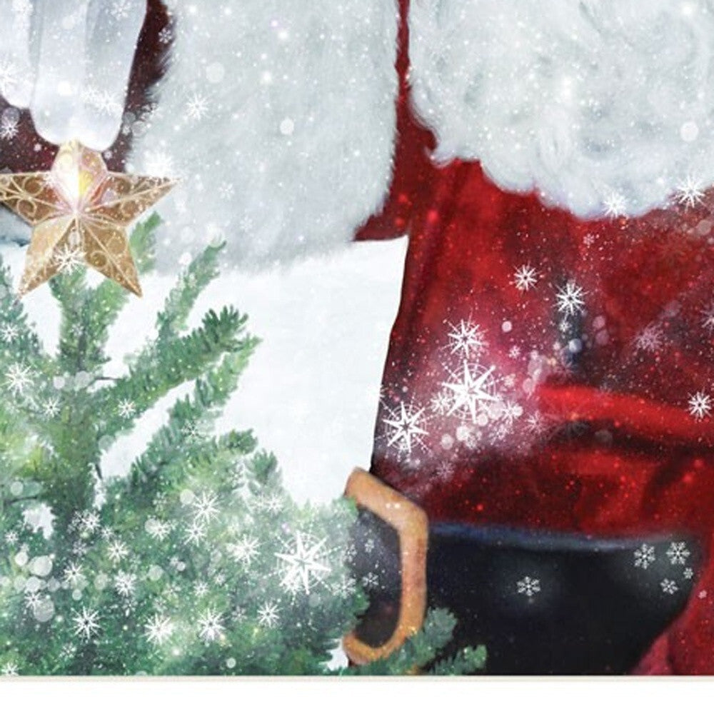 Set Of Two Santas Blessings 5 White Framed Print Wall Art LuxuryLifeWay Online Store
