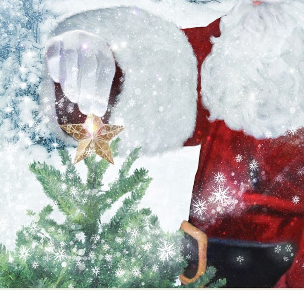Set Of Two Santas Blessings 5 White Framed Print Wall Art LuxuryLifeWay Online Store