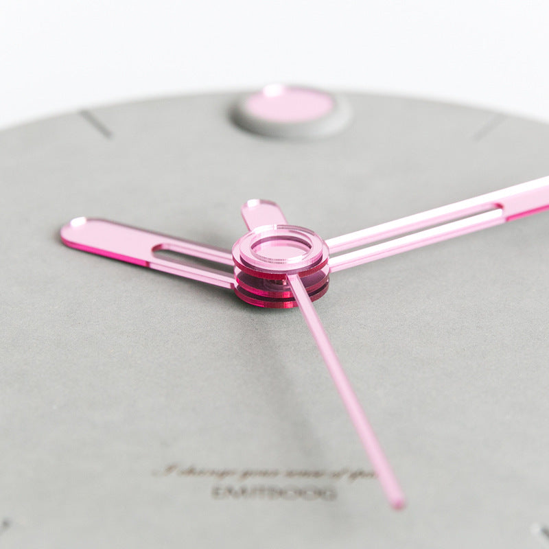 Simple creative wall clock PearlNestDecor.com