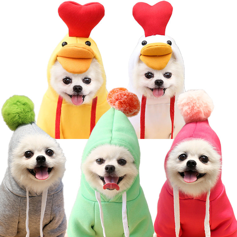 Cute Fruit Dog Clothes For Small Dogs Hoodies Winter Warm Fleece Pet Clothing Puppy Cat Costume Coat For French Chihuahua Outfit Best YouTube Store
