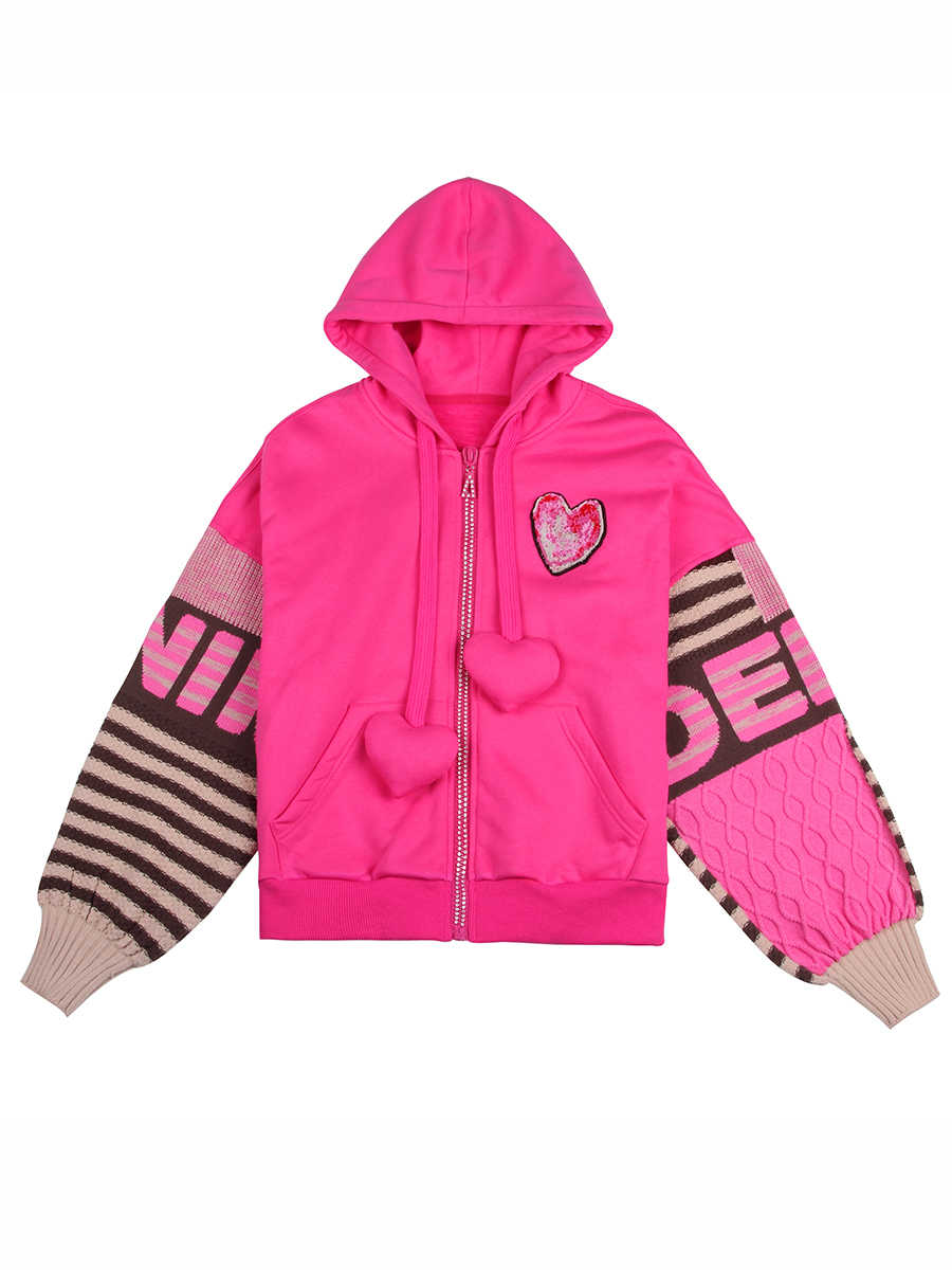 Women's Hooded Knitted Top Baggy Coat Best YouTube Store