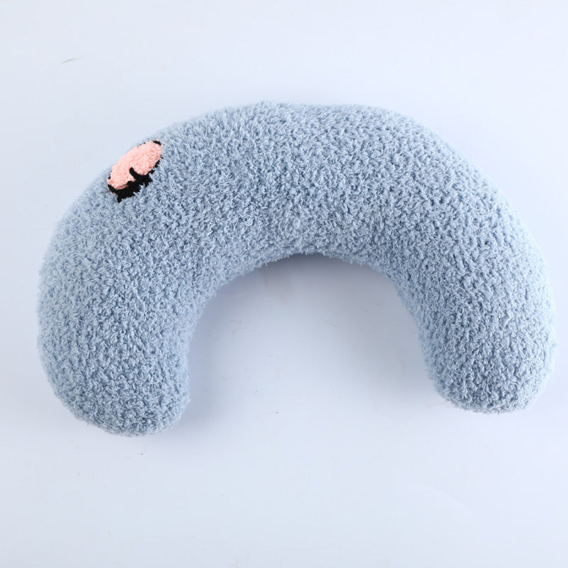 Little Pillow For Cats Fashion Neck Protector Deep Sleep Puppy U-Shaped Pillow Pets Pillow Kitten Headrest Dog Sleeping Pillow Pet Products Pets Fashion