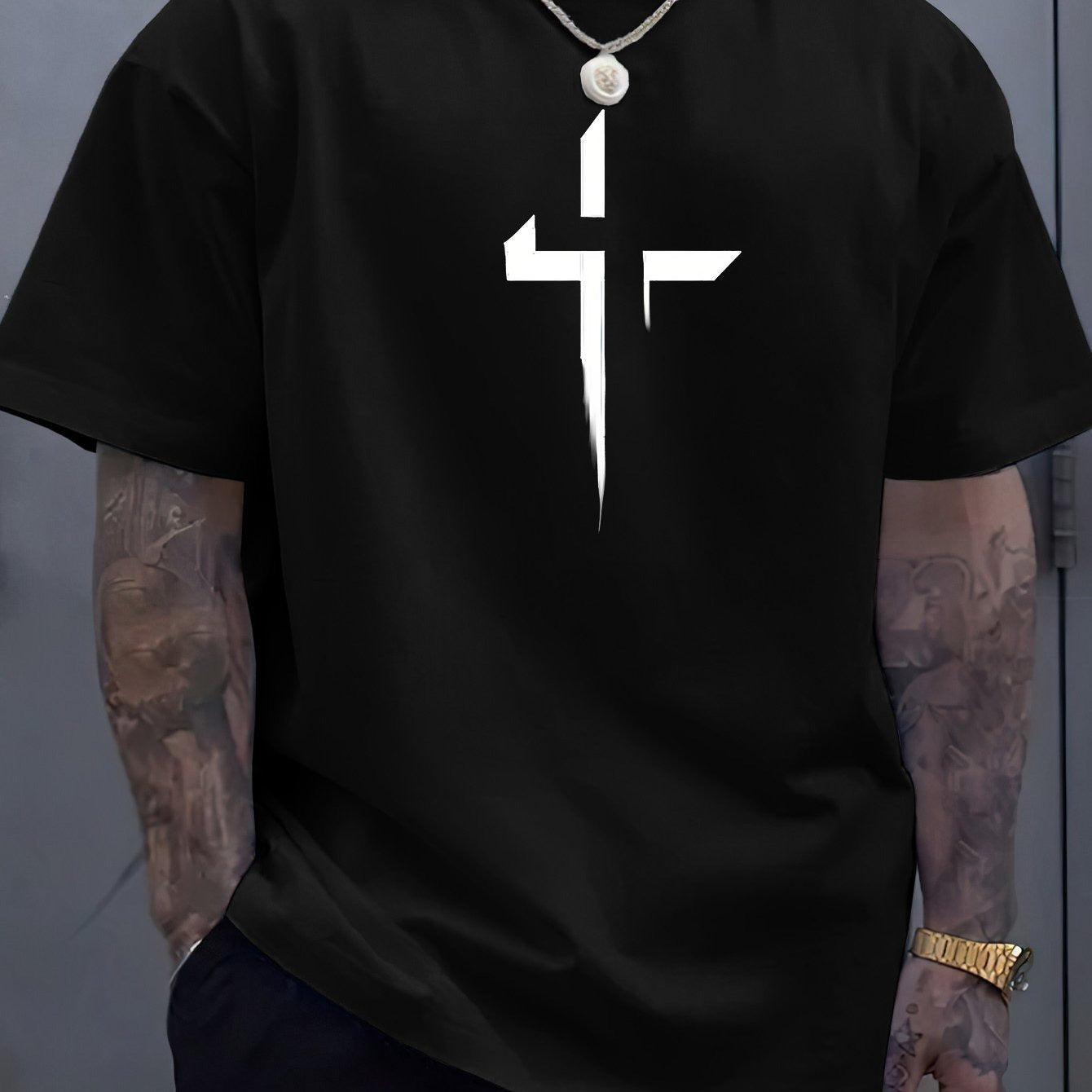 Men's Printed Casual T-shirt – Street Style Pi-Mart