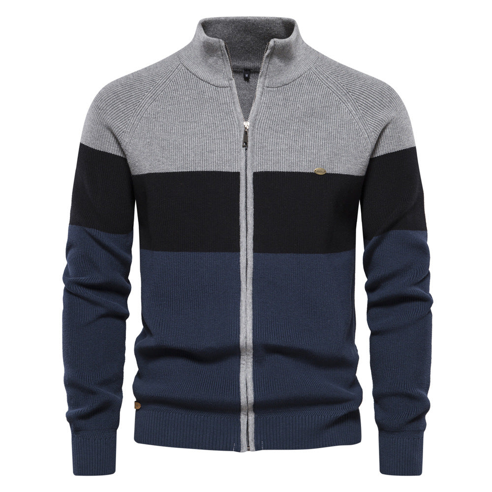 2026 New Men's Sweater Coat European Size Cross-border Autumn And Winter Sweater Cardigan High Quality Fashion Coat Men NorixaFashion.com