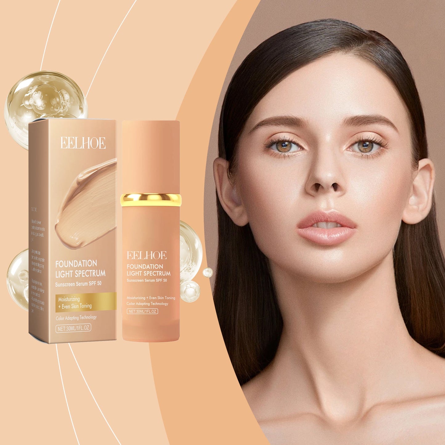 Concealing Color-Changing Foundation Tri Light Beauty