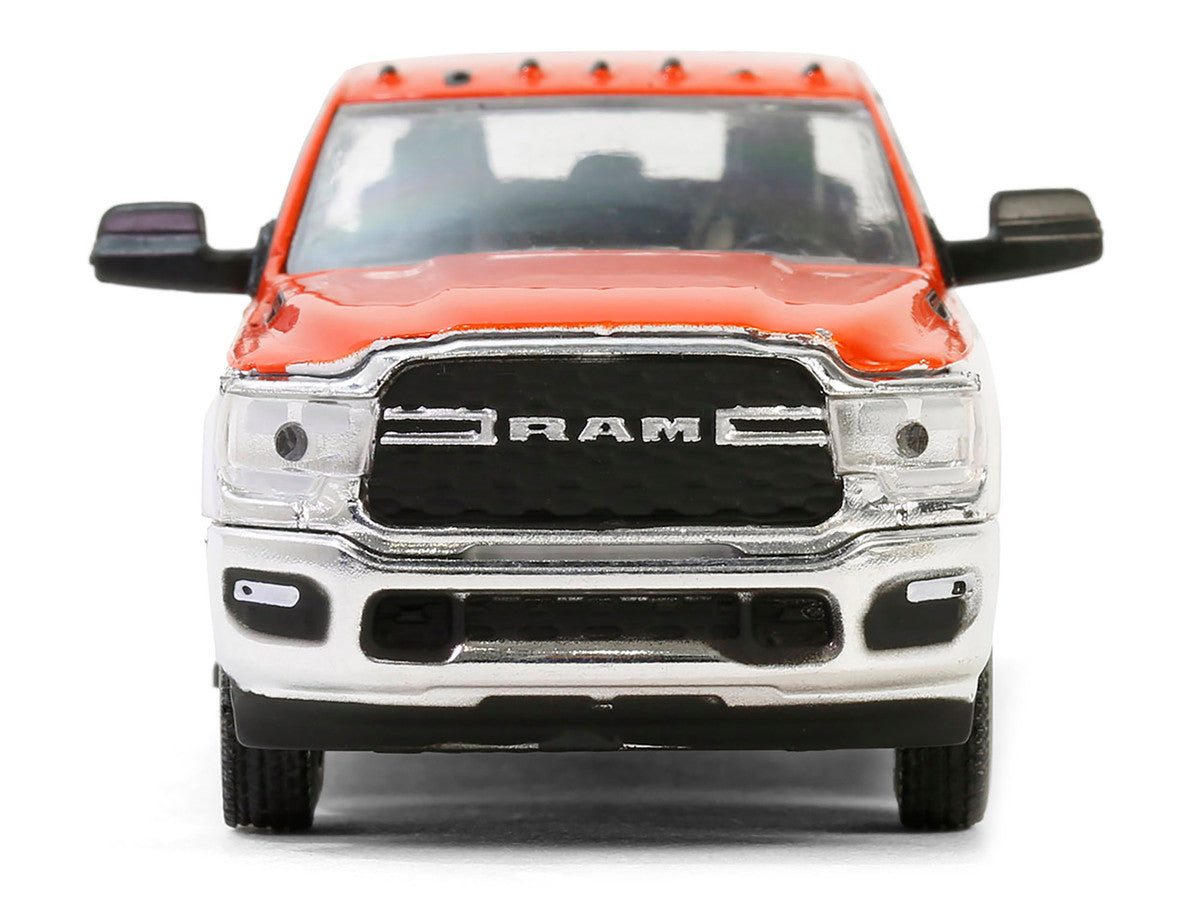 2023 Ram 2500 Pickup Truck "Texaco" Orange and White "Texaco Special Edition" Series 1 1/64 Diecast Model Car by Greenlight LuxuryLifeWay Online Store