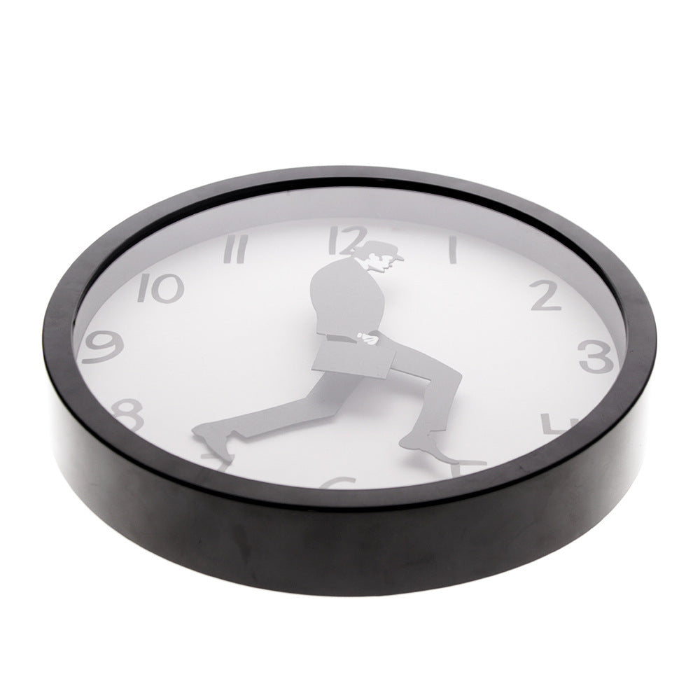 Walking Comedian Funny Wall Clock PearlNestDecor.com