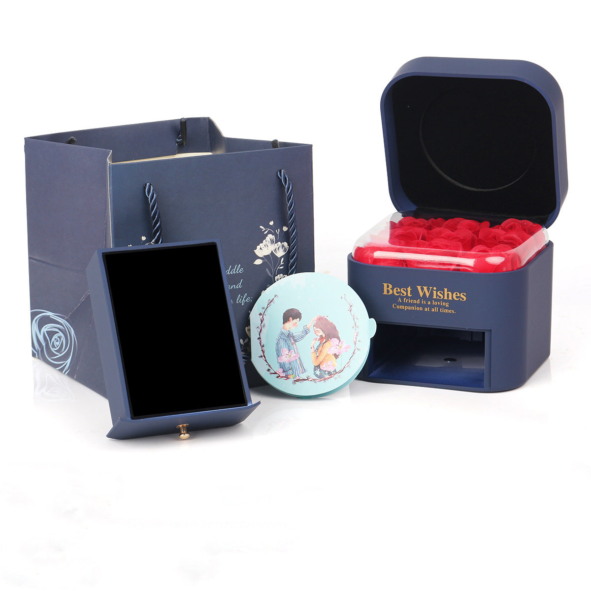 Tanabata Romantic Valentine's Day Ring Pendant Gift Box LuxuryLifeWay Online Store