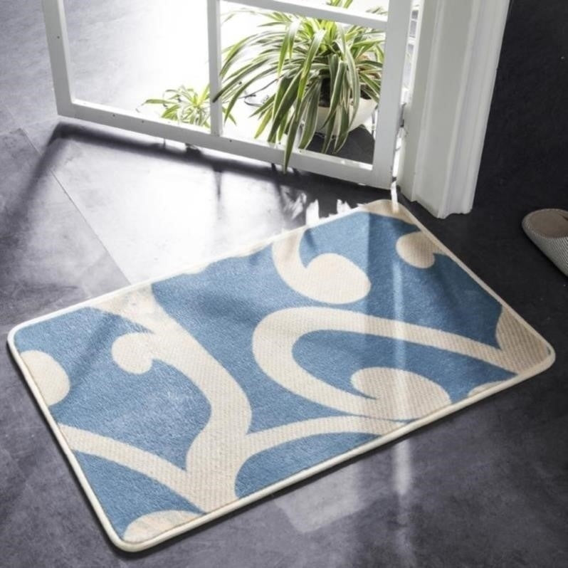 Carpet Toilet Floor Mat Absorbent Bathroom Quick-Drying Door Floor Mat