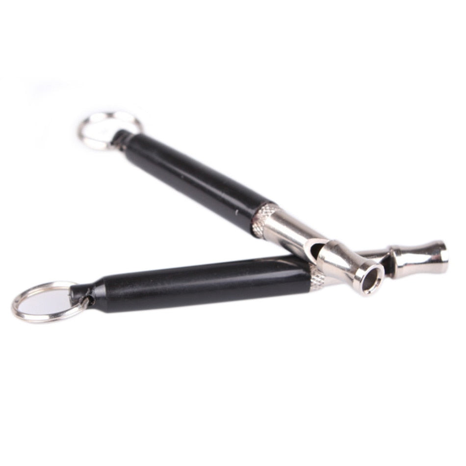 1Pcs Pet Dog Cat Training Obedience Black Whistle Ultrasonic Supersonic Sound Pitch Quiet Trainning Whistles Pets Supplies Pets Fashion