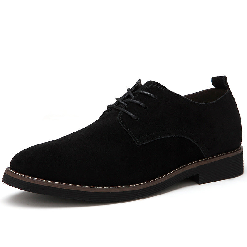 Low to help shallow mouth rubber low heel men's casual shoes Best YouTube Store