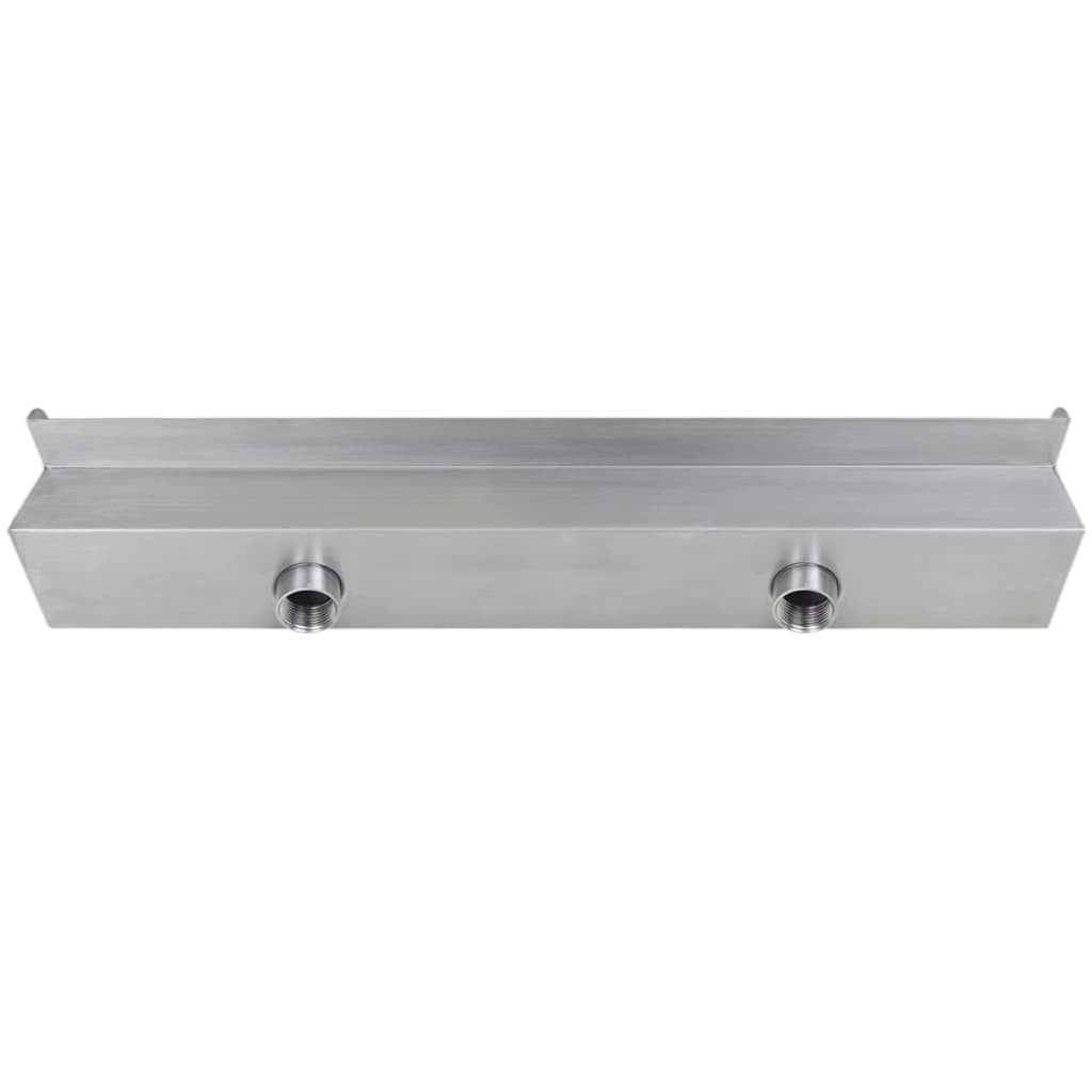 Rectangular Waterfall Pool Fountain Stainless Steel 23.6" LuxuryLifeWay Online Store