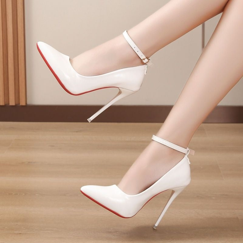 Classic Spring & Autumn Stiletto Heels NorixaFashion.com