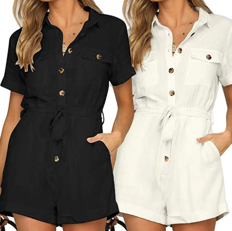 Casual Women's Jumpsuit with Pocket Pi-Mart