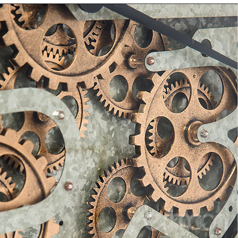 Creative Metal Gear Wall Clock PearlNestDecor.com