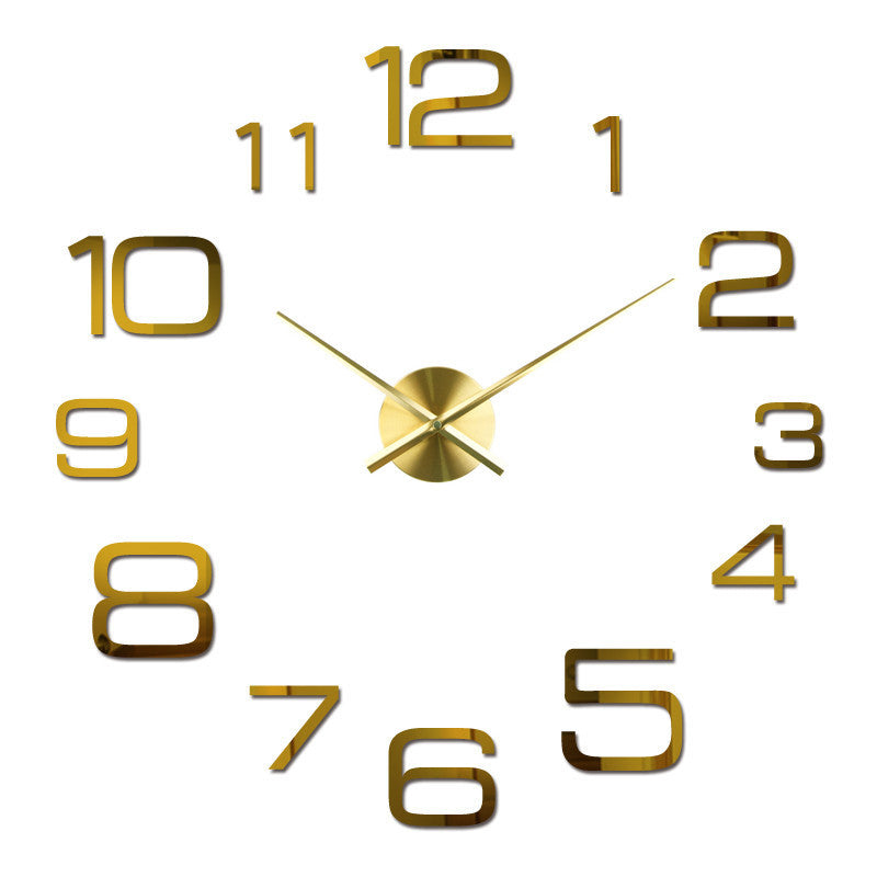 Creative Wall Sticker Decoration DIY Acrylic Clock PearlNestDecor.com
