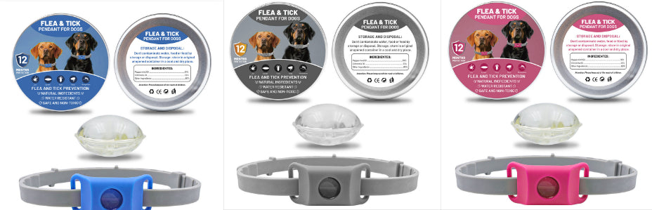 Pet Insect Repellent Button Collar Capsule Suit Pets Fashion