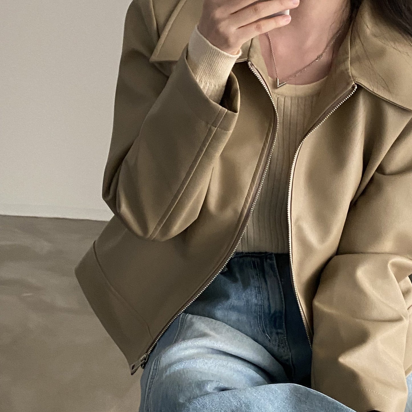 Handsome Cool Girl Versatile Motorcycle Jacket LadyShow.Store