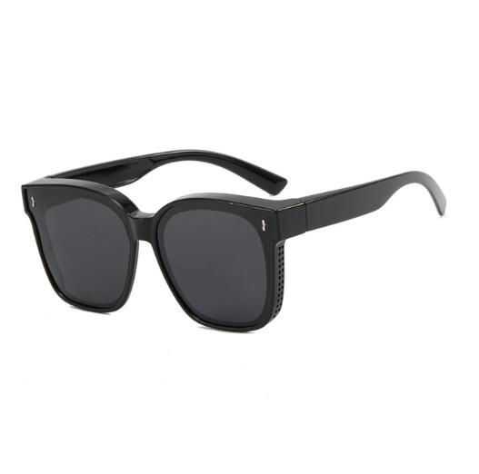 Summer Driving Sun Protection Polarized Light One Mirror Dual Use Anti Glare Trendy Sunglasses CJD
