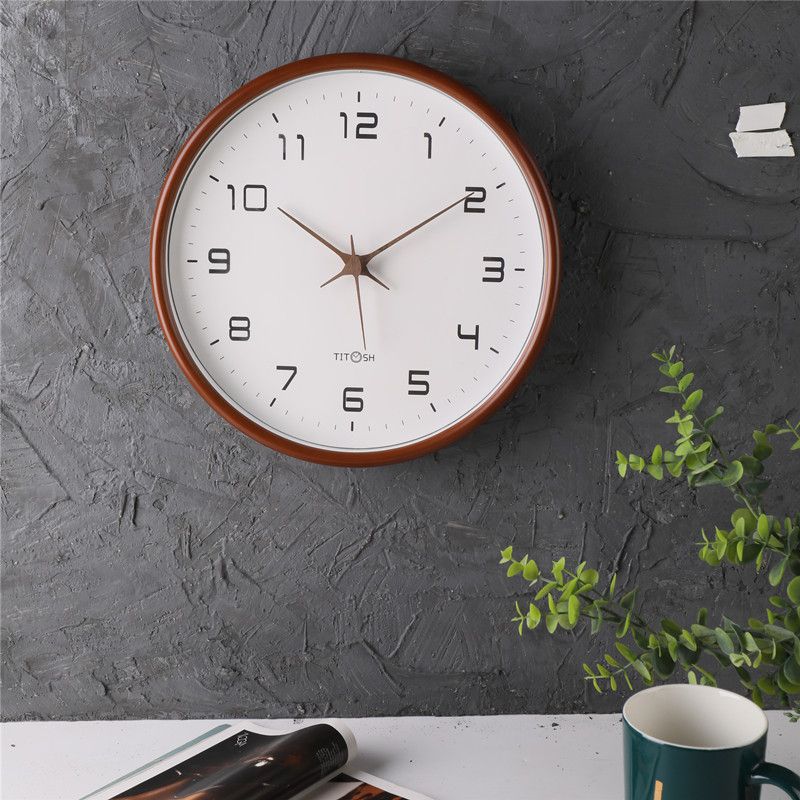 Modern Minimalist Silent Wall-mounted Creative Clock PearlNestDecor.com