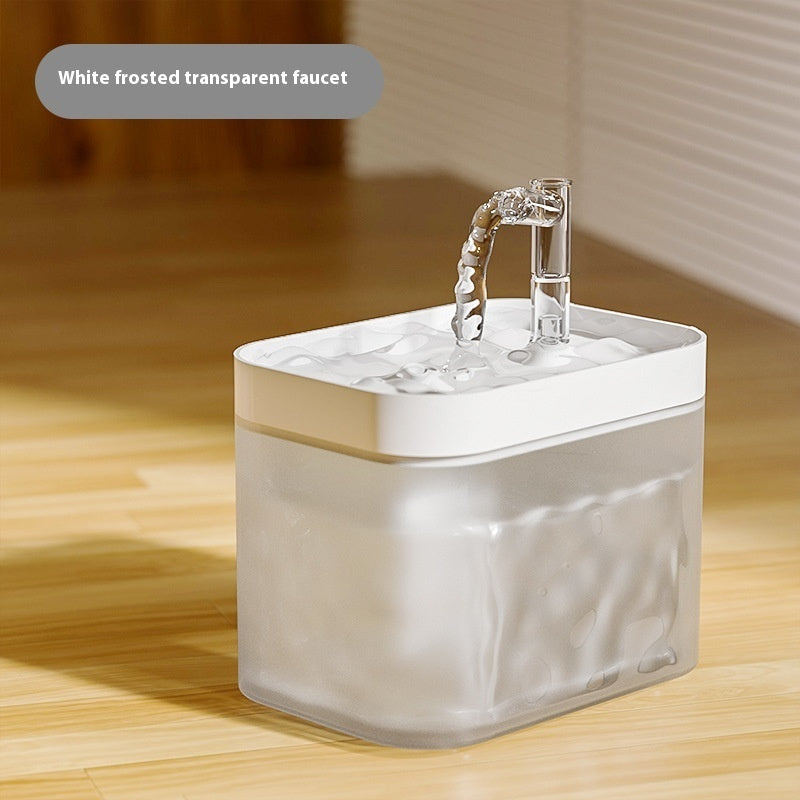 Cat Water Fountain Automatic Circulation Flow Water Fountain Kitten Drinking Water Apparatus Pets Fashion