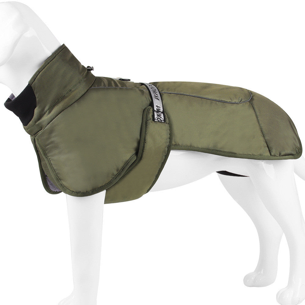New Dog Clothes Cloak Style Thickened And Warm Pet Keeping Warming Clothes With Reflective Warmth Pet Supplies Pets Fashion