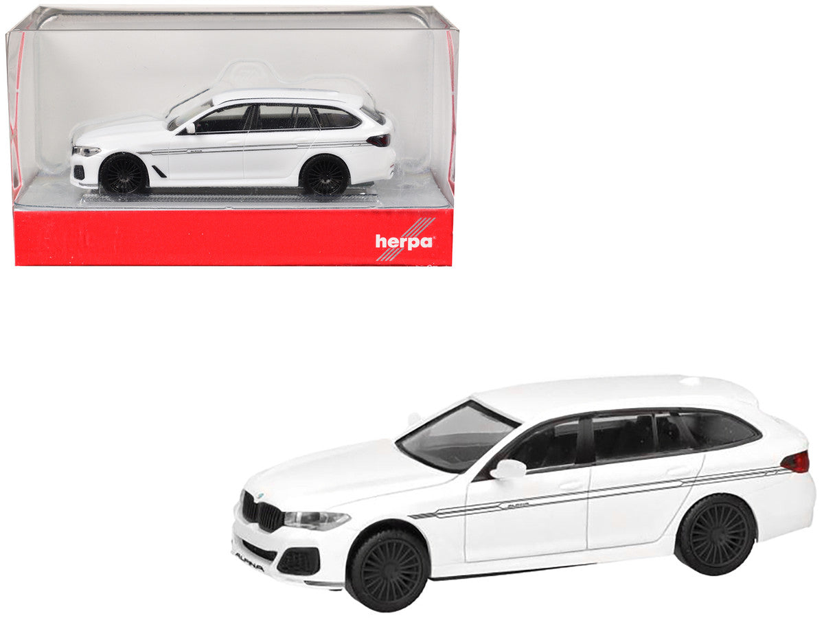 BMW Alpina B5 Touring White 1/87 (HO) Plastic Model Car by Herpa LuxuryLifeWay Online Store