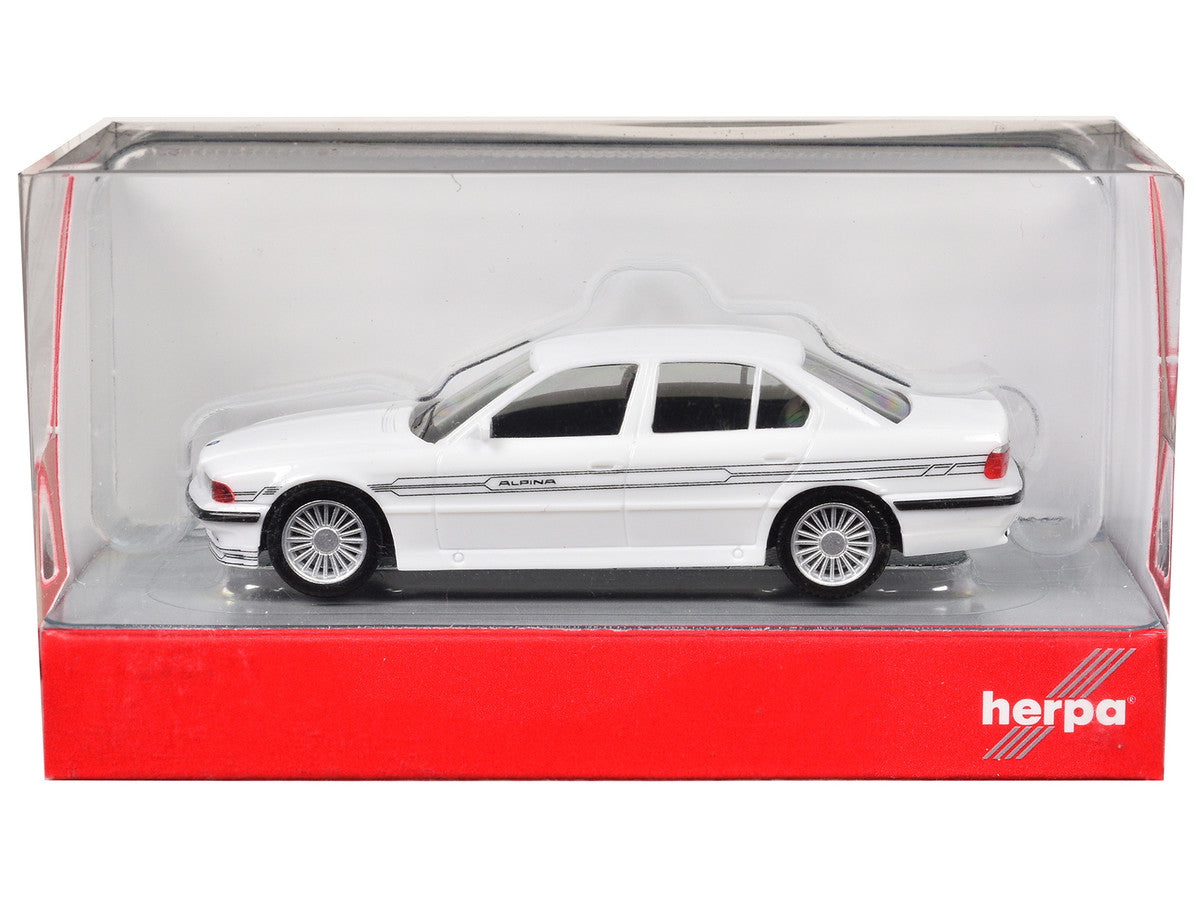 BMW Alpina B12 White 1/87 (HO) Plastic Model Car by Herpa LuxuryLifeWay Online Store