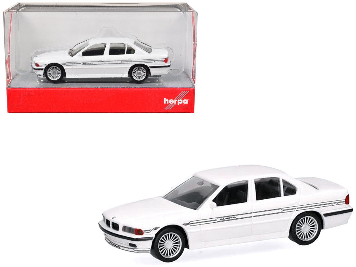 BMW Alpina B12 White 1/87 (HO) Plastic Model Car by Herpa LuxuryLifeWay Online Store
